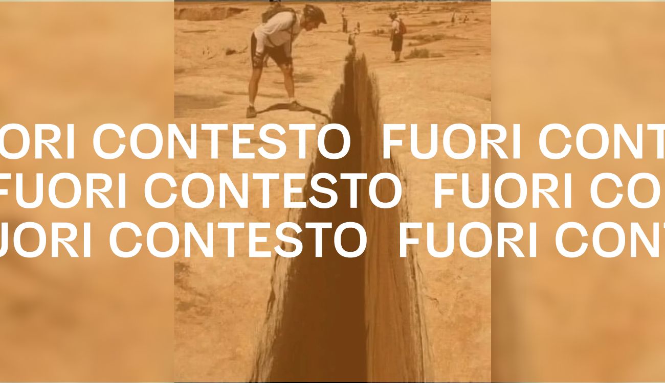 Questa foto non mostra la faglia di Sant’Andrea in California