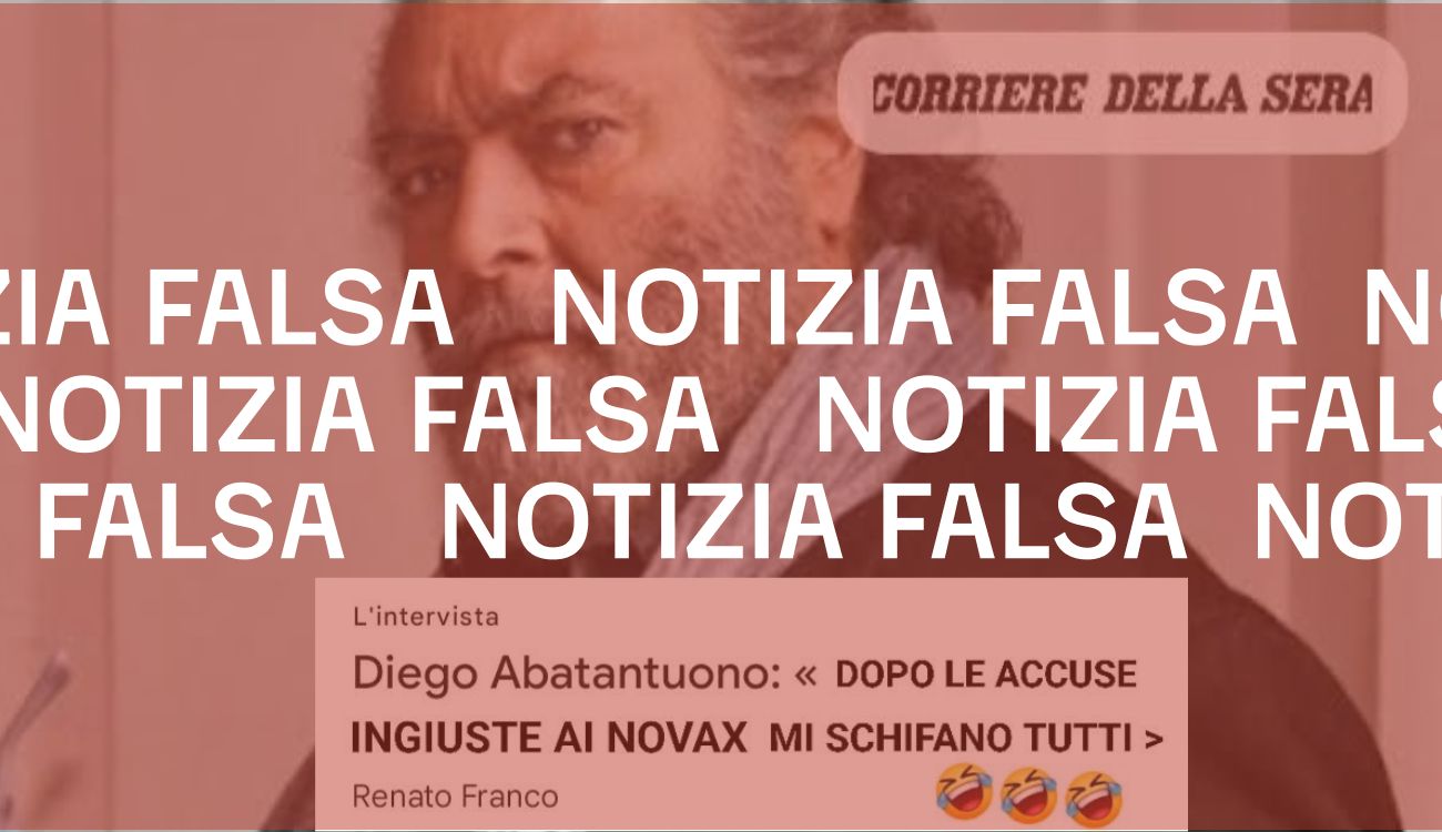 Notizia Falsa