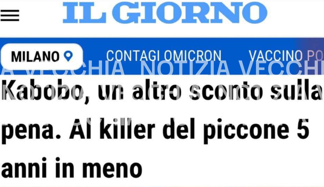 Notizia Vecchia