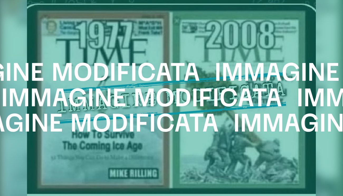 TIME non ha mai pubblicato una copertina con il titolo “Come sopravvivere all’imminente era glaciale”