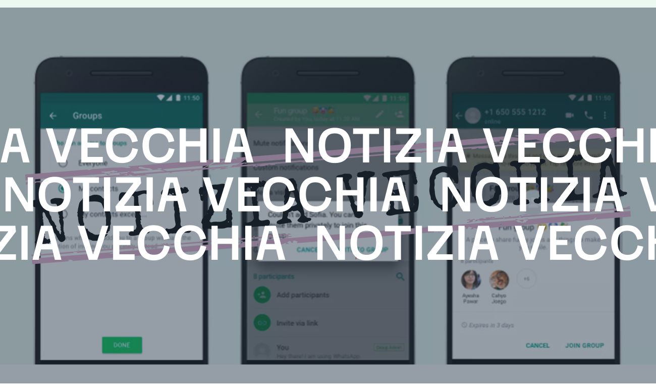 WhatsApp ha modificato le impostazioni relative alla privacy dei gruppi, ma nel 2019