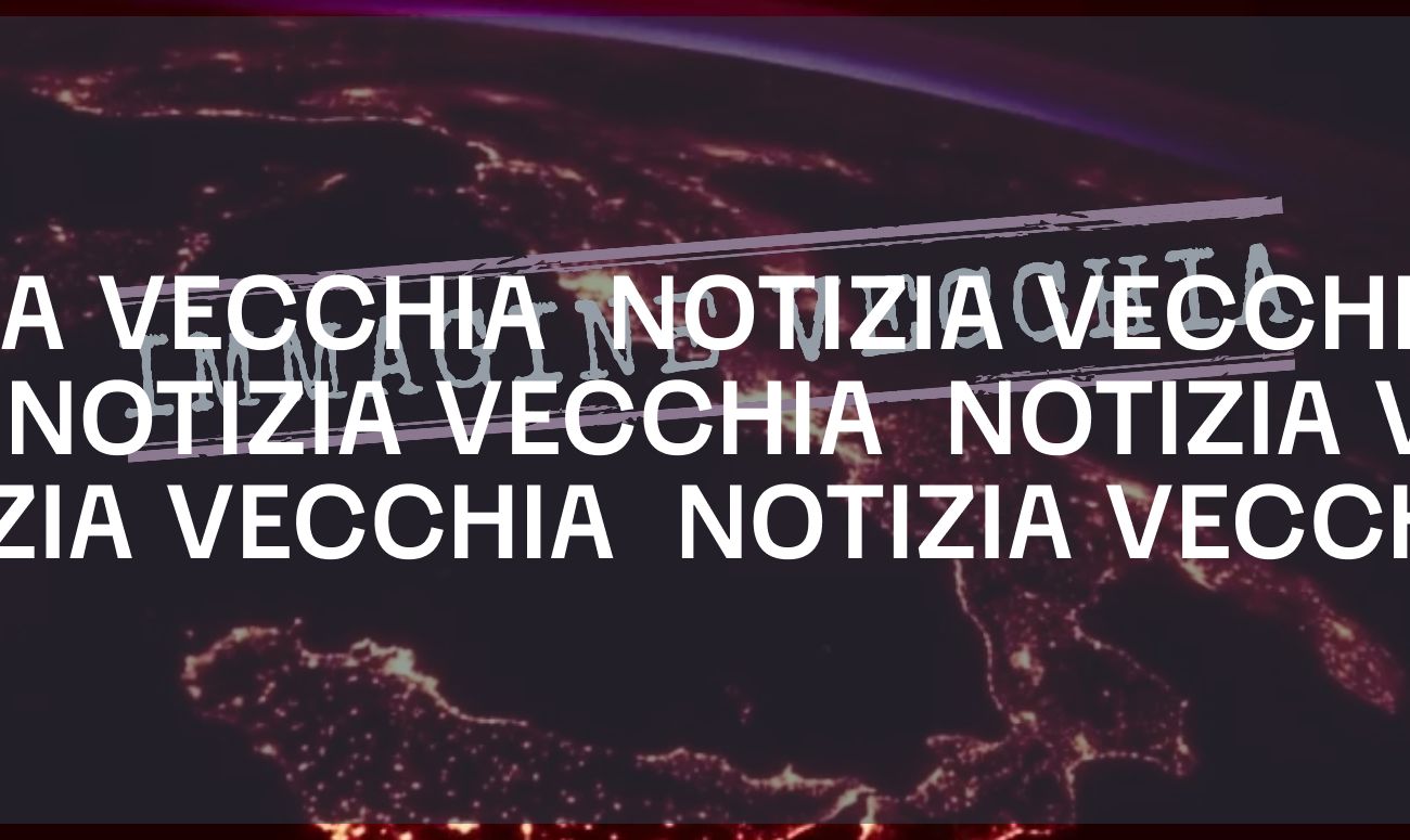 La foto dell’Italia vista dallo spazio non è stata scattata a marzo 2020