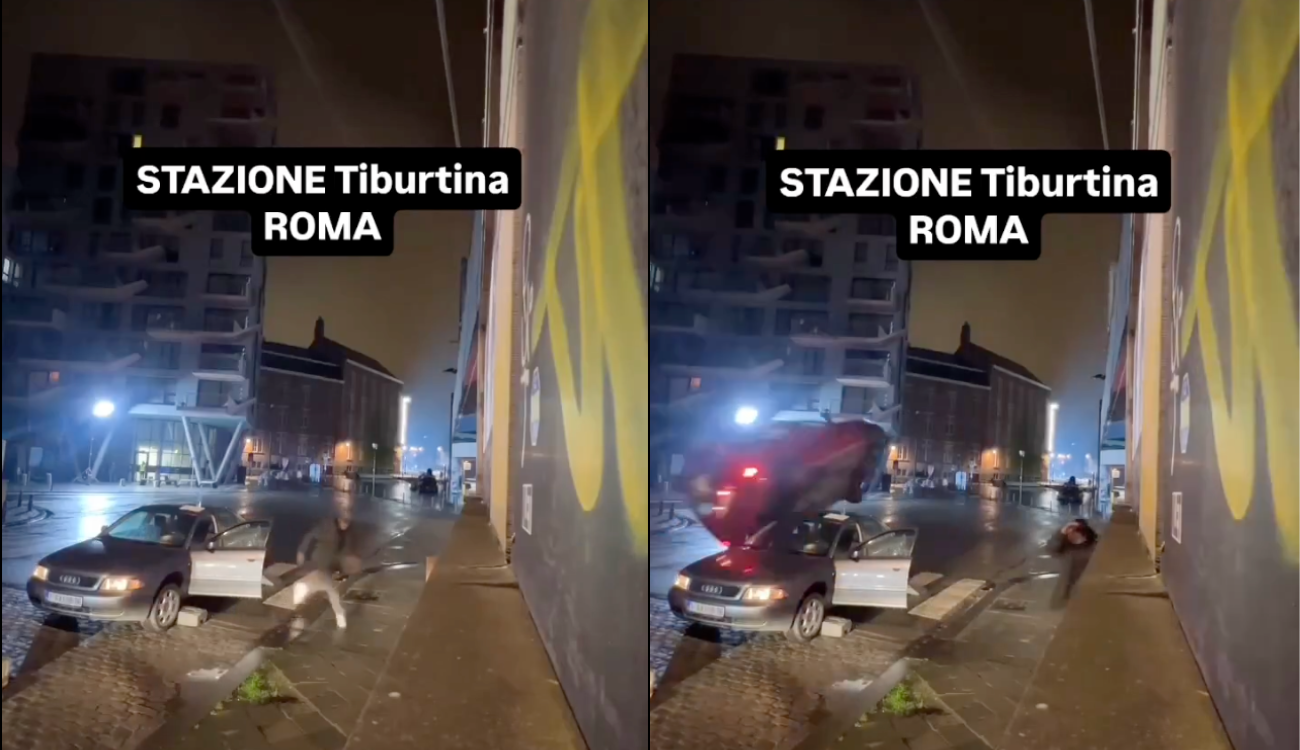 Questo spettacolare incidente non è avvenuto alla stazione Tiburtina di  Roma, è la scena di un film | Facta
